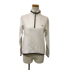 エレッセ ellesse ジャケット ハーフジップ プルオーバー キルティング 白 ホワイト 黒 ブラック /MZ ■ECF005のサムネイル