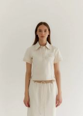 andmary andmary Willow line tops アイボリー - メルカリ