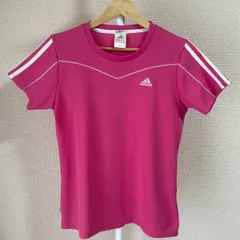 【adidas　アディダス】 レディース　半袖Tシャツ　ピンク　Mサイズ