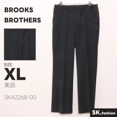 美品 BROOKS BROTHERS パンツ ストレート　センタープレス　ポケット付き　フロントジップ　ゆったり　ウール100％のサムネイル