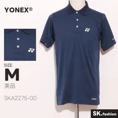 美品 YONEX® トップス ポロシャツ　半袖　ロゴ刺繡　刺繡　スリット　シンプルのサムネイル