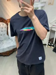 ヴィンテージ NEW ERA ニューエラ ニードル プリンティング Tシャツ 1252 森ガール y2k ストリート ギャル ファンキーのサムネイル