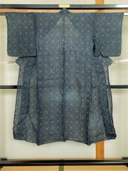 No270 大島紬着物リメイク 泥大島紬7マルキカシュクールワンピ - メルカリ