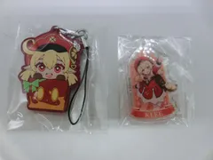 【TAKA116-86】△未開封　原神　クレー　グッズセット　ラバーストラップ＆アクリルチャーム　2点セットのサムネイル