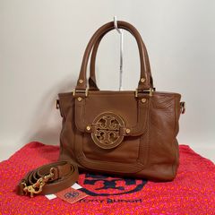 極美品】TORY BURCH 2way トートバッグ アマンダ キャメル - メルカリ