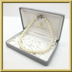 【美品】 一度使用 桂由美 YUMI KATSURA パール ネックレス チョーカー シェルパール 人工真珠 貝パール 直径10㎜ レディース アクセサリー 冠婚葬祭 パーティー 入学式 卒業式 ファッション小物 ケース付のサムネイル