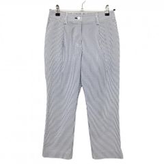 超美品】アルベルト パンツ 白 ストレッチ シンプル 左ひざ汚れ小