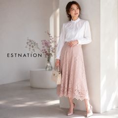 未使用に近い★OHGA オオガ シアートップス F クリーム ポリエステルM 期間限定 7/31まで】盛夏の特別値引実施中！【未使用に近い美しさ