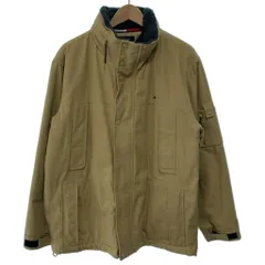 【中古】　TOMMY HILFIGER　ボアジャケット　ハイネック　フルジップ　ワンポイント　オーバーサイズ　古着　/1599のサムネイル