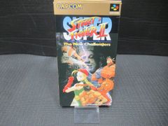 중고품 Nintendo 닌텐도 슈퍼 패미콘 SFC 슈퍼 스트리트 파이터 상자 첨부 설명서 첨부 캡콤 CAPCOM