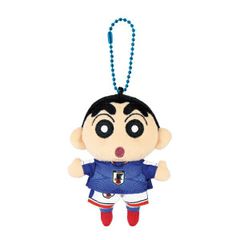 크레용 신짱 봉제인형 마스코트 축구 일본 대표 ver SAMURAI BLUE