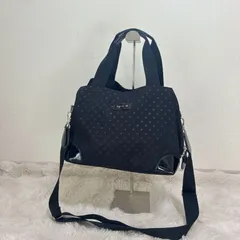 agnes b.　アニエスベー　トート　バッグ　大容量　鞄　２WAY　ショルダー　ドット　マザーズバッグ　エナメルのサムネイル