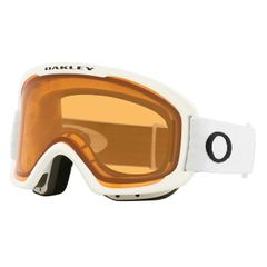 OAKLEY スノーゴーグル ホワイト オレンジレンズ - メルカリ