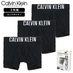 カルバンクライン ボクサーパンツ 3枚組 CALVIN KLEIN ロングボクサー 下着 メンズ ブランド 大きいサイズ おしゃれ おすすめ 人気 黒 ブラック プレゼント 誕生日 彼氏 父の日 ギフト ck096 S M L XLのサムネイル