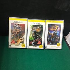 6419 PSP 몬스터 헌터 휴대용 & 2nd & 3rd 3 개 세트 [중고]