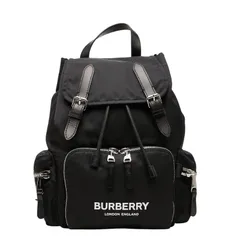 バーバリー ロゴプリント リュック バックパック 8011617 ブラック カーフ ナイロン レディース BURBERRY【228-75599】のサムネイル
