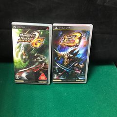 6420 PSP 몬스터 헌터 2nd & 3rd 2개 세트 [중고]