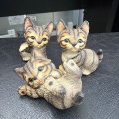 ☆猫の置物【イタリア製ドマン 】陶器 お値下げ 猫好き - メルカリ