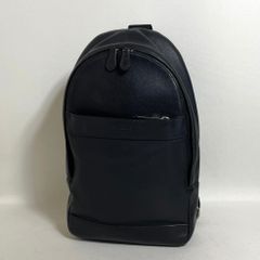 2605-247｜コーチ リュック ミニ レザー ブラック - メルカリ