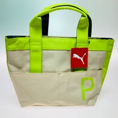 PUMA プーマ PCL ラウンド トートバッグ ベージュxグリーン 090895 03のサムネイル