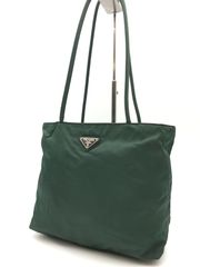 美品】PRADA ナイロン トートバッグ カーキ ダークグリーン グリーン