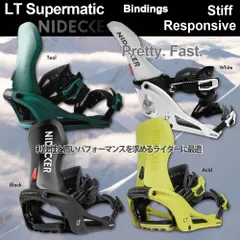 スノーボード バイン ビンディング NIDECKER LT SUPERMATIC 2027 ナイデッカー スーパーマチックBinding ドロップインのサムネイル