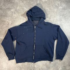 70s Sportswear ジップパーカー ナス紺 片爪YKK フェード - メルカリ