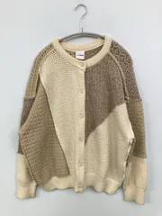 CIAOPANIC チャオパニック カーディガン/ボレロ F ベージュ ウール・ニット ナイロン 無地 ミドル丈 長袖 レディース