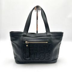 CELINE セリーヌ ホリゾンタルカバ レザー トートバッグ ブラック