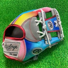 Rawlings 左投げ 外野手用 13インチ 限定モデル スカーレット/ピンク