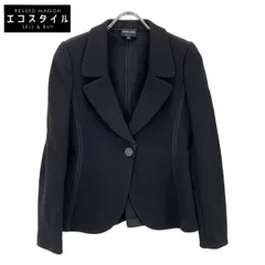 GIORGIOARMANI　ジョルジオアルマーニ　ブラック KAG06JKAENJ ウール混 ジャケット　40のサムネイル