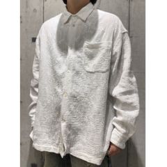 Midorikawa 25AW SILK DENIM SHIRTシルクデニムオーバーサイズシャツ