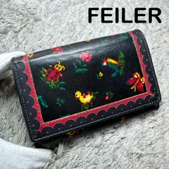 FEILER フェイラー 二つ折り財布 ハイジ柄 ブラックのサムネイル