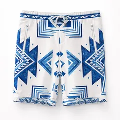 ORATA（オラータ） RUSH SHORTS  / ラッシュガードハーフパンツ/ OR2-HP-002 / ネイティヴブルー  /  清木場俊介 /  人気 メンズ レアのサムネイル