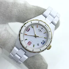 動作未確認　adidas アディダス　クォーツ腕時計　ADH2694　ホワイトのサムネイル
