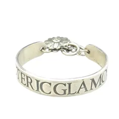 HYSTERIC GLAMOUR ヒステリックグラマー ロゴ フラワー バングル ブレスレット シルバー系【中古】のサムネイル