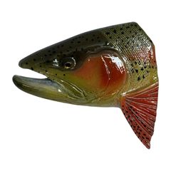 River.Seaトラウトブローチ(魚鬼/ウッド製)【1点物】☆最終価格