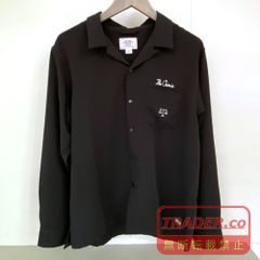 く*)様 【極美品】THE CRIMIE イーグル柄 オープンカラーシャツ M