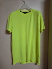 Acne Studios フェイスパッチ Tシャツ ライムグリーン サイズS - メルカリ