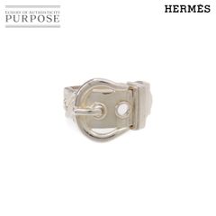 エルメス Hermes ブックルセリエ ブレスレット レザー シルバー