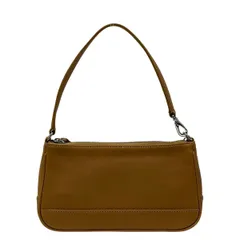 COACH(コーチ) ハンドバッグ ハンプトンレザーデミポーチ 7785 ライトブラウン ミニバッグ レザー