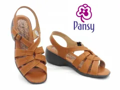 レディース  バックバンドサンダル Pansy パンジー 靴 5475 キャメル 軽量のサムネイル