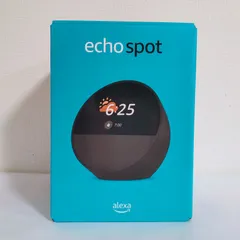 【送料無料】Amazon Echo Spot（2024年発売）スマートアラームクロック with Alexa（ブラック）のサムネイル