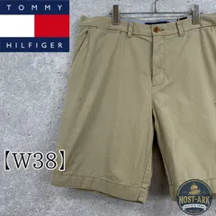 P11【TOMMY HILFIGER】ベージュ  ショートパンツ〔38〕