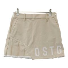 DESCENTE GOLF リサイクルメランジ ストレッチスカート M ベージュ 
