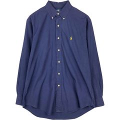 ラルフローレン リネンシャツ 長袖 ブルー 黄色ポニー 美品 - メルカリ