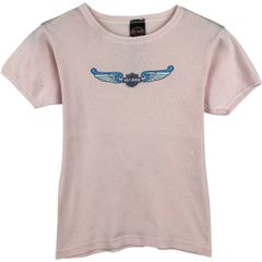 古着 00年代 ハーレーダビッドソン Harley-Davidson モーターサイクル バイクTシャツ USA製 レディースS相当/eaa649775