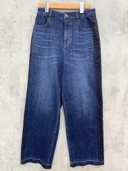 INED イネド 71-43161012 サイド切替 デニムパンツ size7/インディゴ ■■◎レディースのサムネイル
