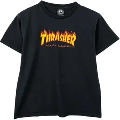 古着 スラッシャー THRASHER ファイヤーパターン サーフ スケートTシャツ レディースM相当/eaa620409のサムネイル