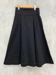 PROPORTION プロポーション ボディドレッシング 121-2220800 ハイウエストデニムフレア スカート sizeM/黒 ■■ レディースのサムネイル